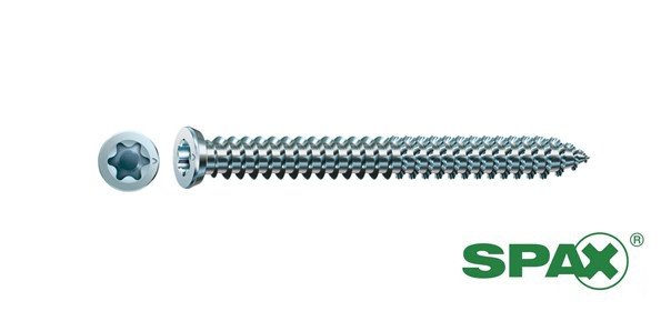 Alternatieve afbeelding voor Spax-RA kozijnschroeven 7,5x100mm verzinkt platkop torx 100 stuks