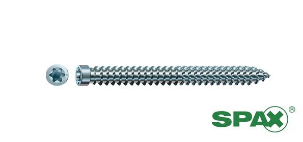 Alternatieve afbeelding voor Spax-RA kozijnschroeven 7,5x60mm verzinkt cilinderkop torx 100 stuks