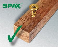 Alternatieve afbeelding voor Spax spaanplaatschroeven 4,5x40 mm geelverzinkt platkop Pozidriv 500 stuks