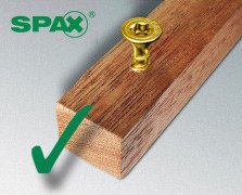 Alternatieve afbeelding voor Spax spaanplaatschroeven 5x70 mm geelverzinkt platkop TORX 100 stuks