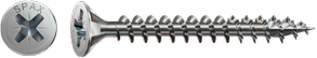 Alternatieve afbeelding voor Spax spaanplaatschroeven 4x50 mm RVS A2 platkop Pozidriv 200 stuks