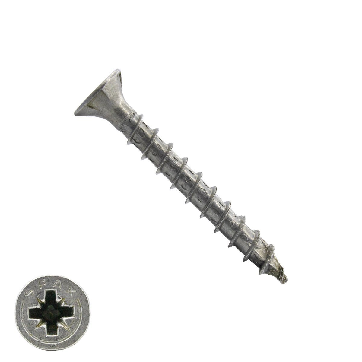 Alternatieve afbeelding voor Spax spaanplaatschroeven 4,5x45mm rvs a2 platkop pozidriv 200 stuks