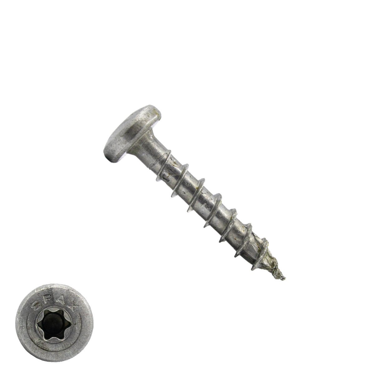 Alternatieve afbeelding voor Spax spaanplaatschroeven 4x25mm RVS A2 rondkop torx 200 stuks