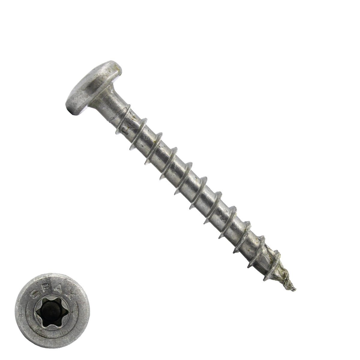 Alternatieve afbeelding voor Spax spaanplaatschroeven 4x45mm RVS A2 rondkop torx 200 stuks