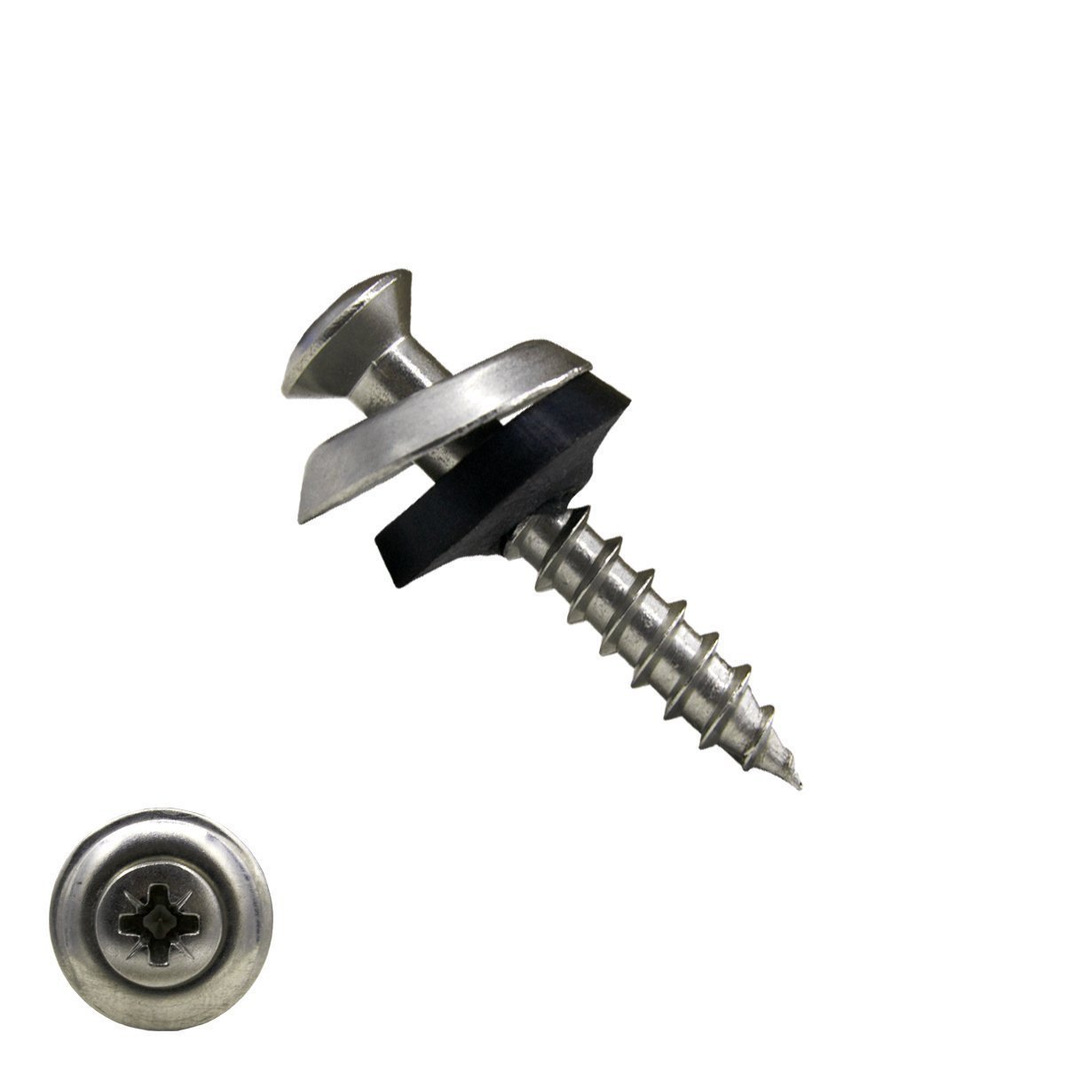 Alternatieve afbeelding voor Spenglerschroeven 4,5x25mm RVS A2 lenskop pozidriv-2 200 stuks