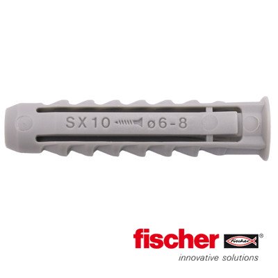 Alternatieve afbeelding voor Fischer pluggen SX 10x50 TH met ronde haken 7x105mm 2 stuks