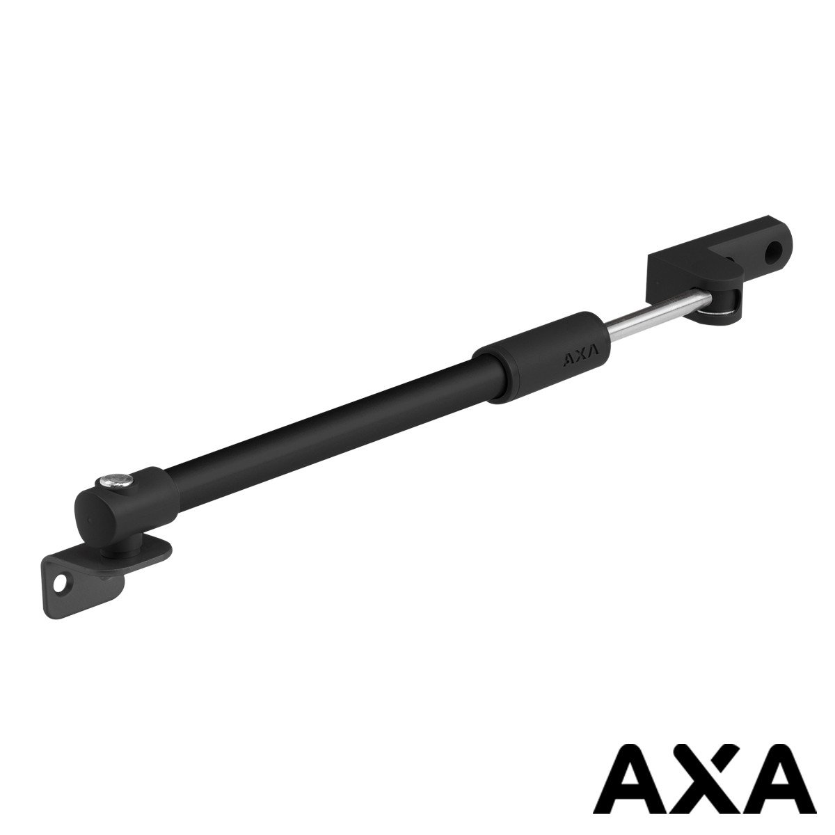 Alternatieve afbeelding voor Telescopische raamuitzetter AXA 30cm zwart naar binnen draaiend