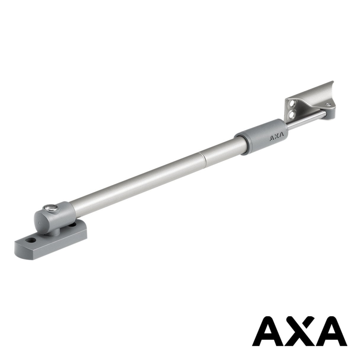 Alternatieve afbeelding voor Telescopische raamuitzetter AXA 35cm zilver naar buiten draaiend