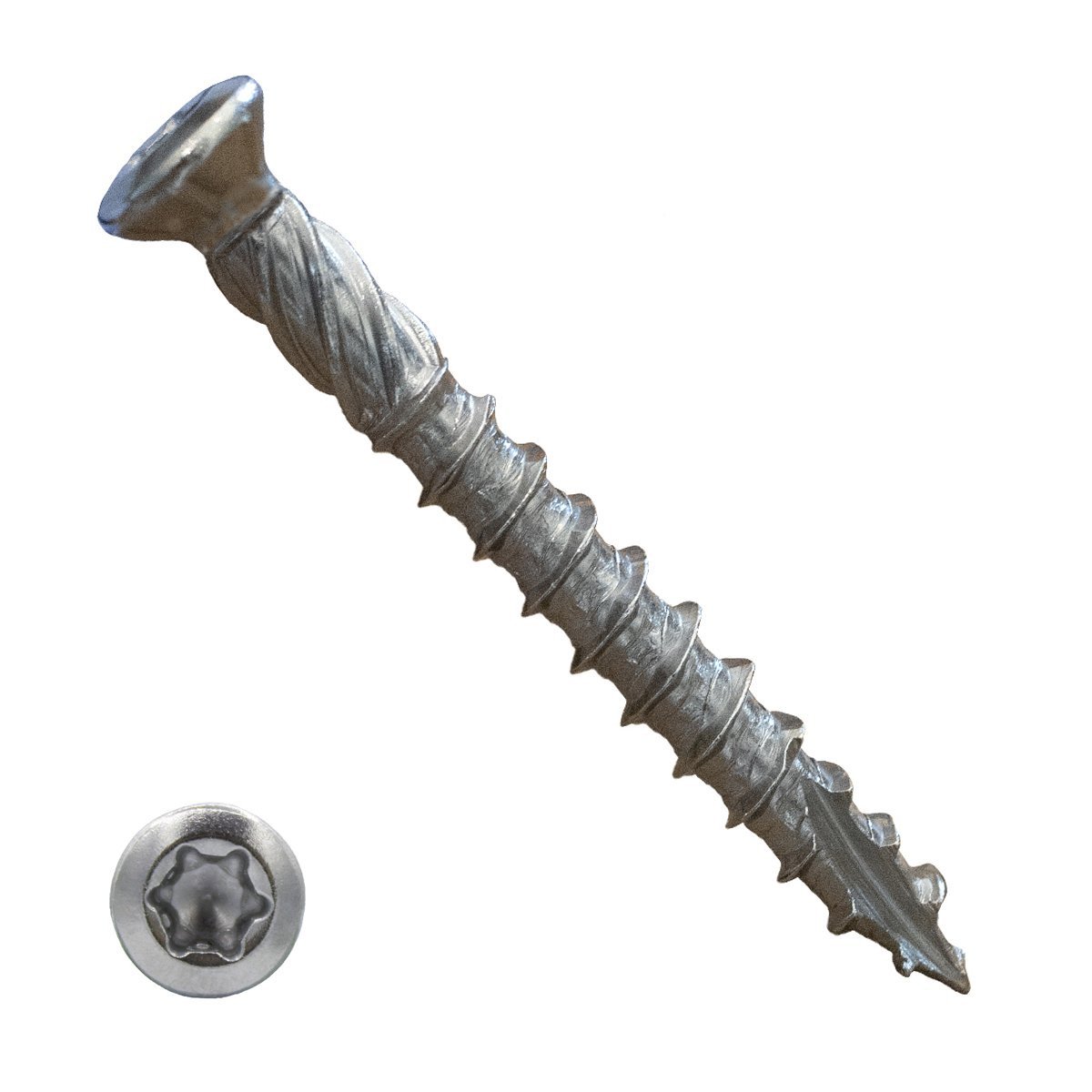 Alternatieve afbeelding voor Tuinhout / vlonderschroeven 4x40 mm RVS C1 freeskop TORX-20 200 stuks