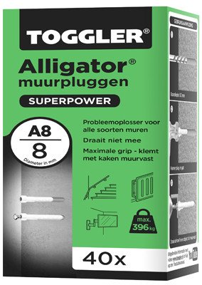 Alternatieve afbeelding voor Toggler Alligator pluggen A8 40 stuks