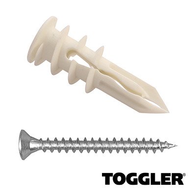 Alternatieve afbeelding voor Toggler Gipsplaat Pluggen + Schroeven SPM 6 stuks