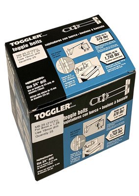 Alternatieve afbeelding voor Toggler hollewand anker RVS M10S 10-64 mm 25 stuks