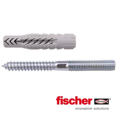 Alternatieve afbeelding voor Universeelpluggen UX12x70 UX K met stokschroeven 10x140mm 4 stuks