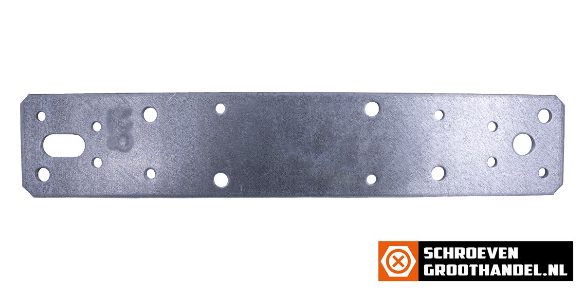 Alternatieve afbeelding voor Koppelplaat 250x45x2,5 mm verzinkt 1 stuk