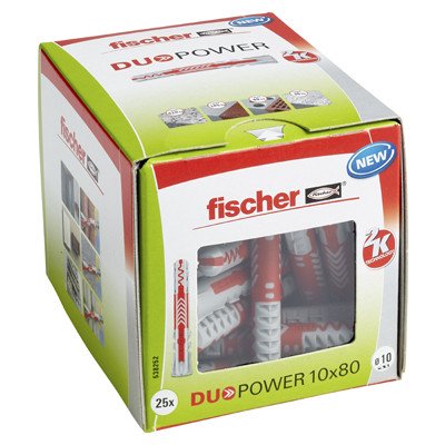 Alternatieve afbeelding voor Fischer Duopower pluggen 10x80 25 stuks
