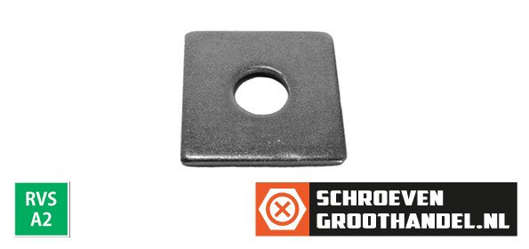 Alternatieve afbeelding voor Sluitplaten M12x40mm RVS A2 DIN436 50 stuks