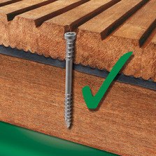 Alternatieve afbeelding voor Spax-D vlonderschroeven 5x50 mm RVS A2 cilinderkop TORX 200 stuks
