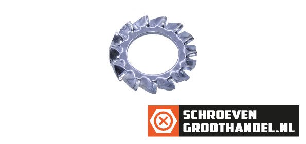 Alternatieve afbeelding voor Waaier-veerringen M8 verzinkt DIN6798A 200 stuks