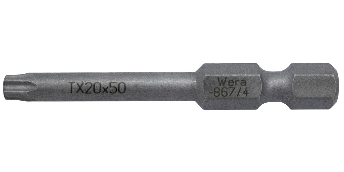 Alternatieve afbeelding voor Wera bit TORX-20 50mm