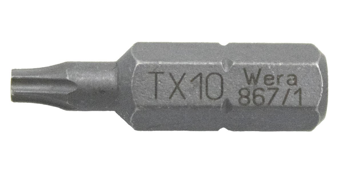Alternatieve afbeelding voor Wera bit TORX-10 867/1 Z