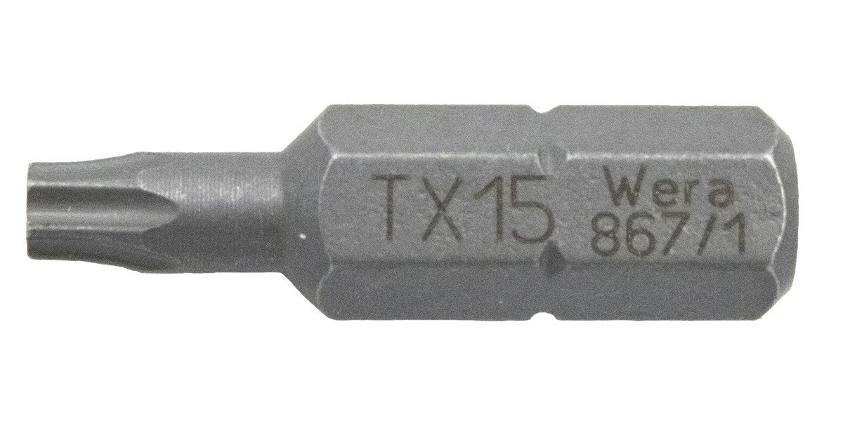 Alternatieve afbeelding voor Wera bit TORX-15 867/1 Z