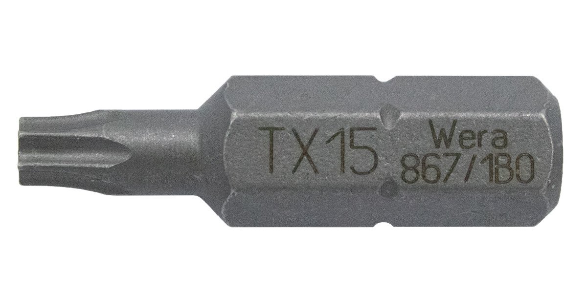 Alternatieve afbeelding voor Wera bit TORX-15 met pin 867/1 Z BO