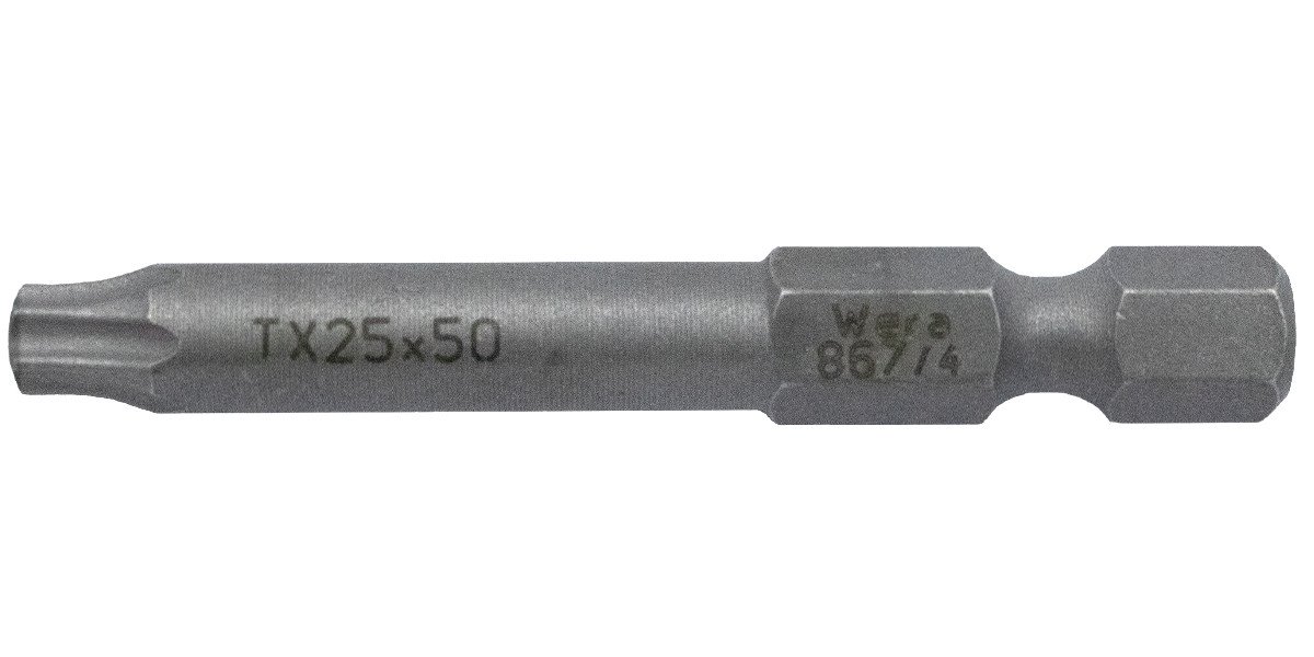 Alternatieve afbeelding voor Wera bit TORX-25 50mm