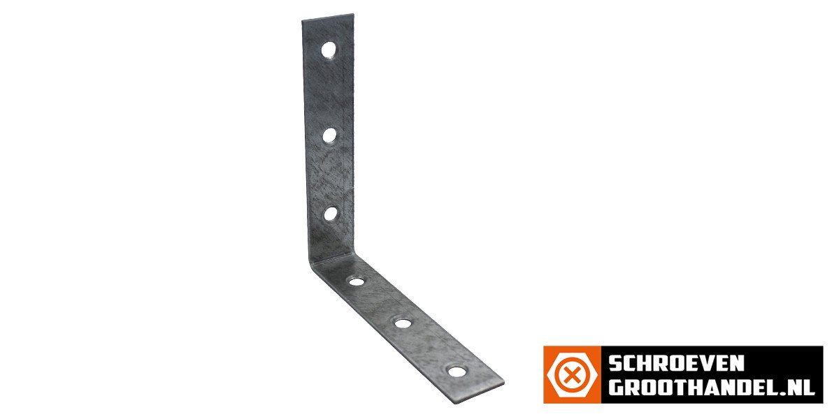 Alternatieve afbeelding voor Stoelhoek 100x100x20 mm verzinkt 4 stuks