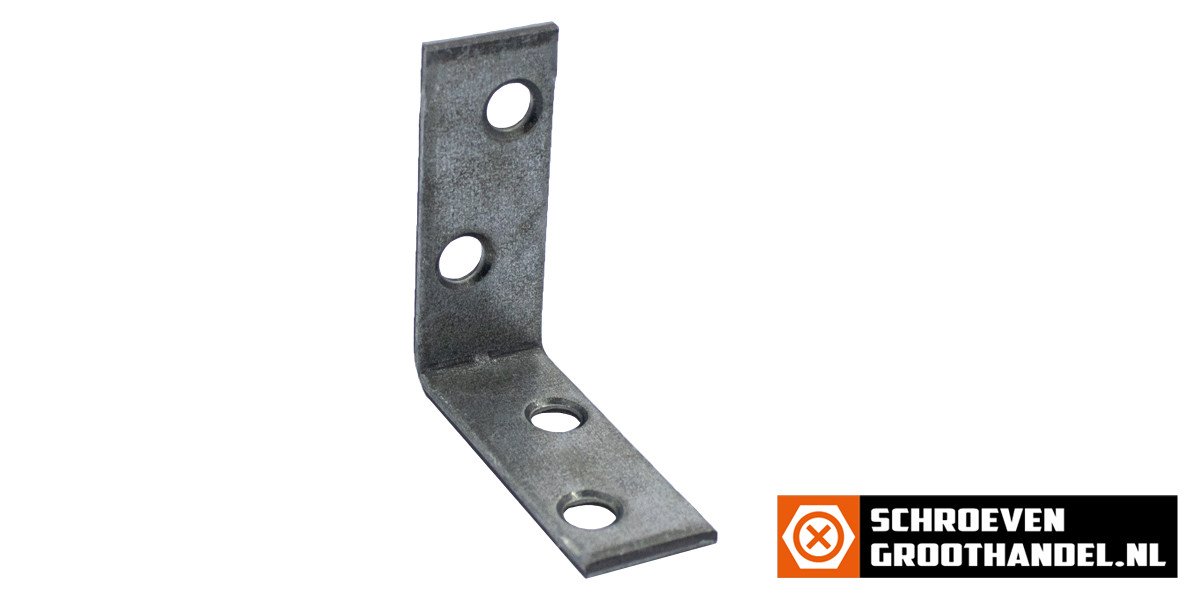 Alternatieve afbeelding voor Stoelhoek 40x40x15 mm verzinkt 4 stuks