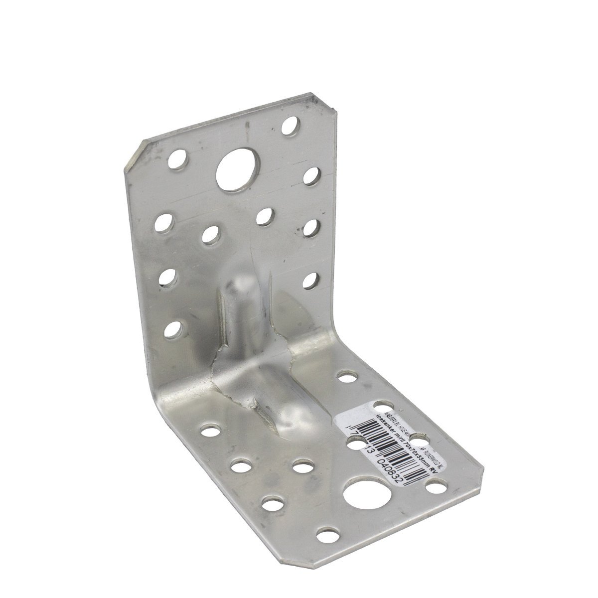 Alternatieve afbeelding voor Hoekanker met ril 70x70x55 mm RVS A2 1 stuk