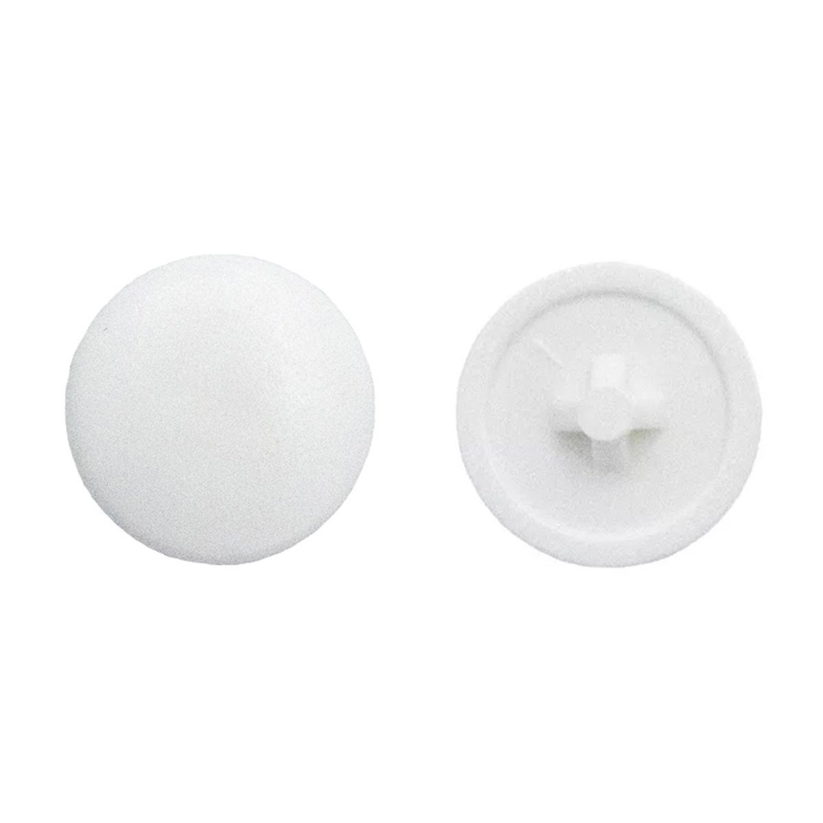 Afdekkapjes voor schroef pozidriv-3 wit 25 stuks