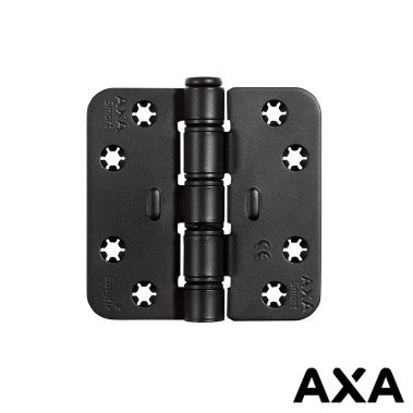AXA SMART EASYFIX SCHARNIER 89X89MM RONDE HOEK ZWART