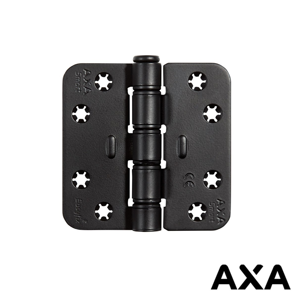 AXA smart easyfix scharnier 89x89mm ronde hoek zwart