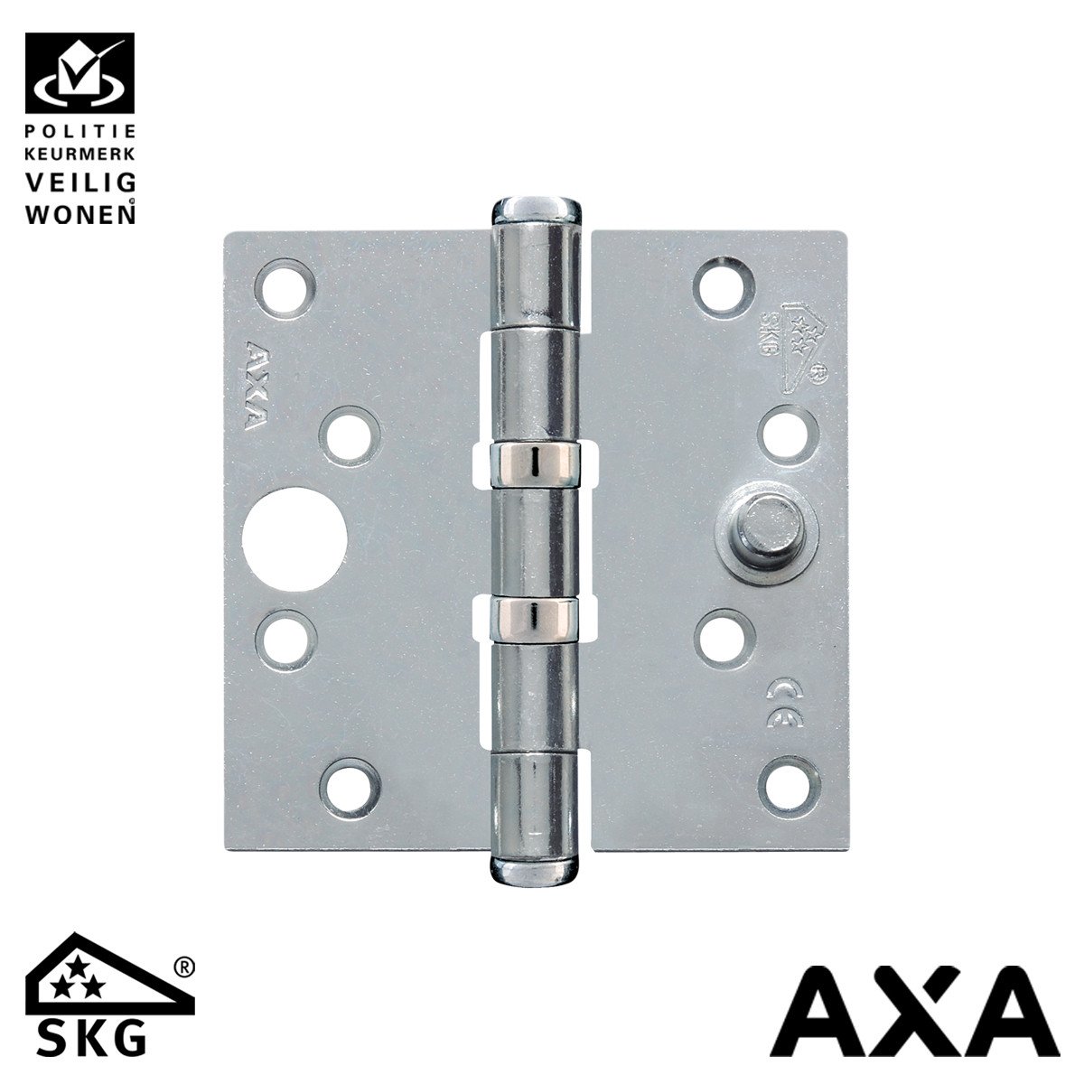 AXA veiligheidsscharnier kogellager 89x89mm staal SKG***
