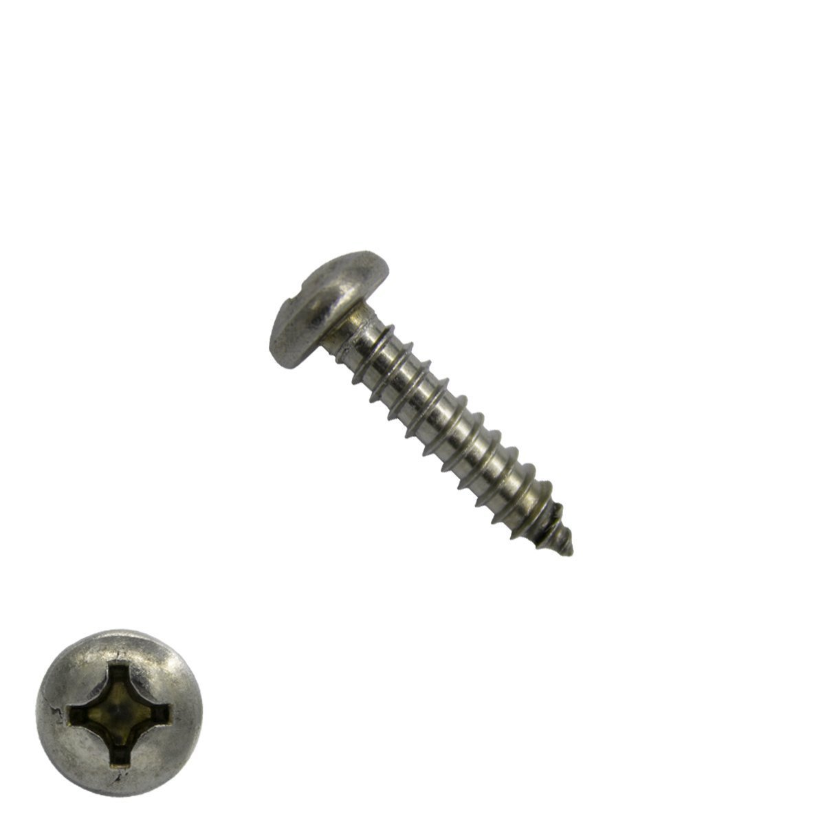 Parkers RVS A2 2,9x16mm cilinderkop philips DIN 7981 200 stuks