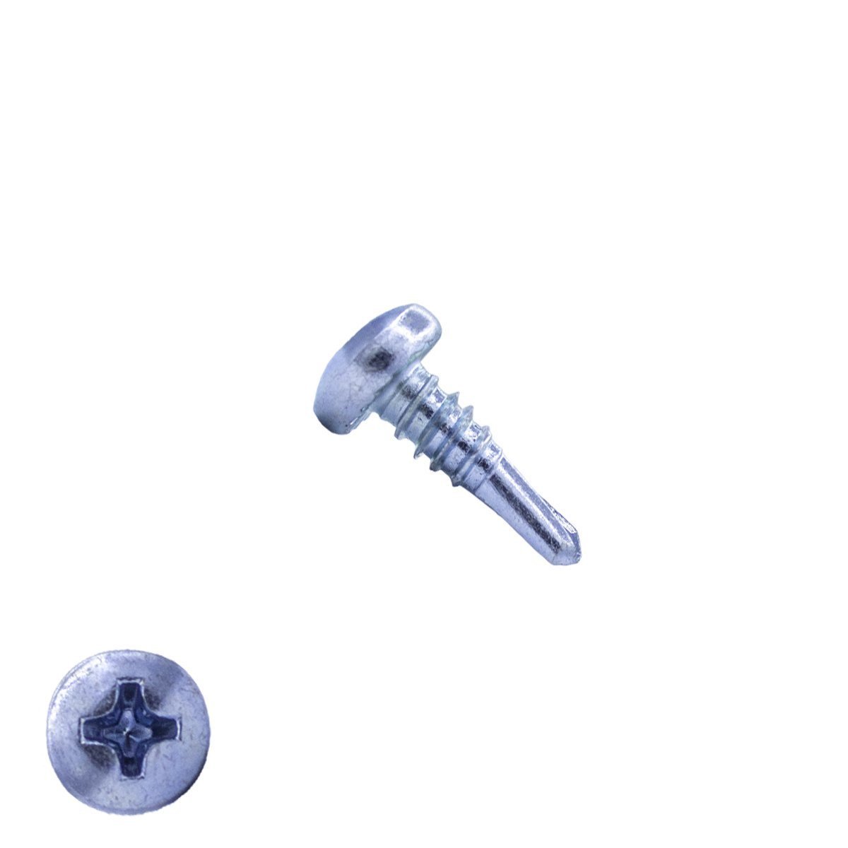 Boorschroeven verzinkt 4,8x13mm cilinderkop philips DIN 7504-N 200 stuks