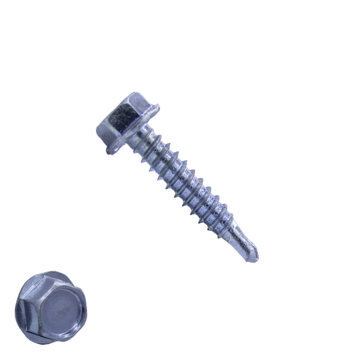Boorschroeven verzinkt 5,5x32mm zeskantkop DIN 7504-K 200 stuks