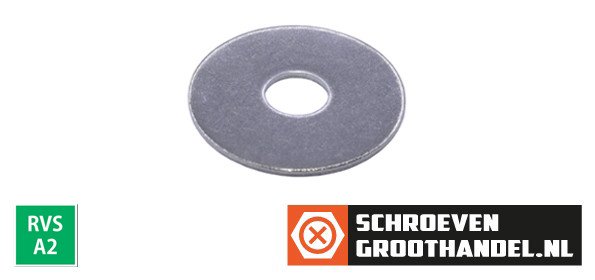 Carrosserieringen M6x25mm RVS A2 ART9054 200 stuks