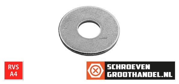 Carrosserieringen M8 RVS A4 DIN9021 200 stuks