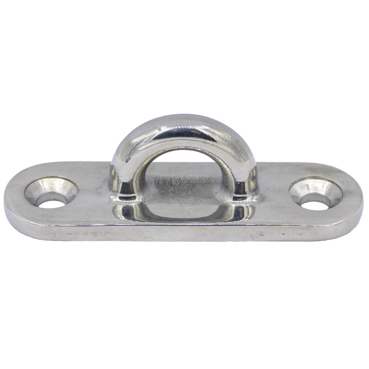 Dekoog ovale grondplaat 88mm RVS A4 1 stuk