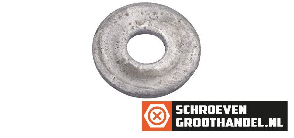 Carrosserieringen M10 thermisch verzinkt DIN9021 200 stuks