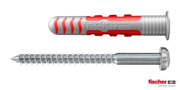 Fischer DuoSeal pluggen 8x48 S PH TX A2 met RVS bolkopschroeven 6x70 25 stuks