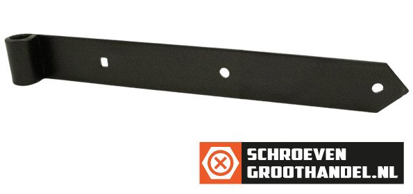 Duimheng 400 mm zwart verzinkt