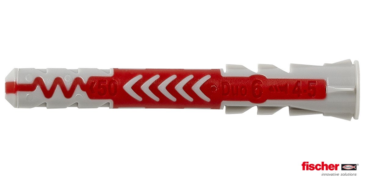 Fischer Duopower pluggen 6x50 100 stuks