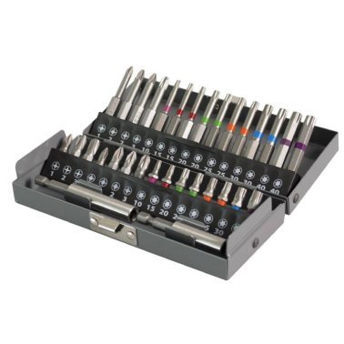 Dynaplus bitset PROF 32-delig dyna kleurbandjes - metalen box