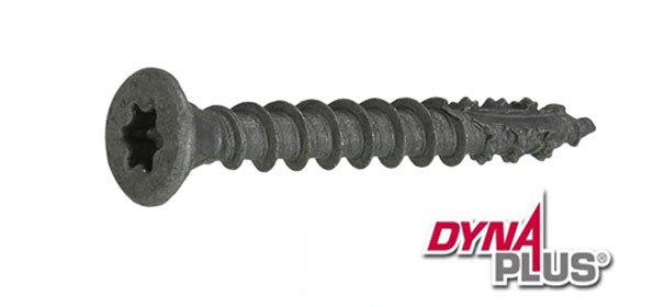 Dynaplus constructieschroef 6x50mm ar-coating grijs platkop snijpunt torx 100 stuks