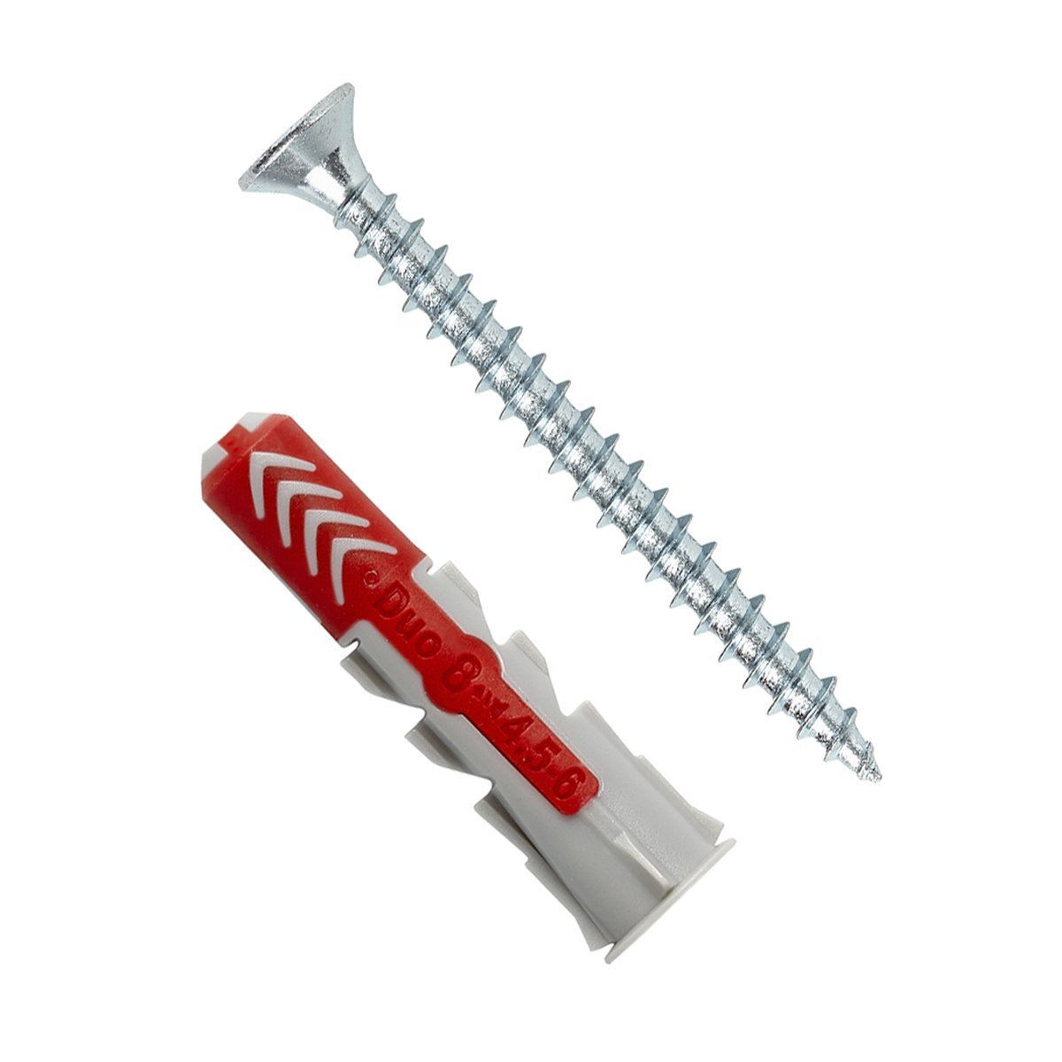 Fischer Duopower pluggen 8x40 S met schroeven 50 stuks