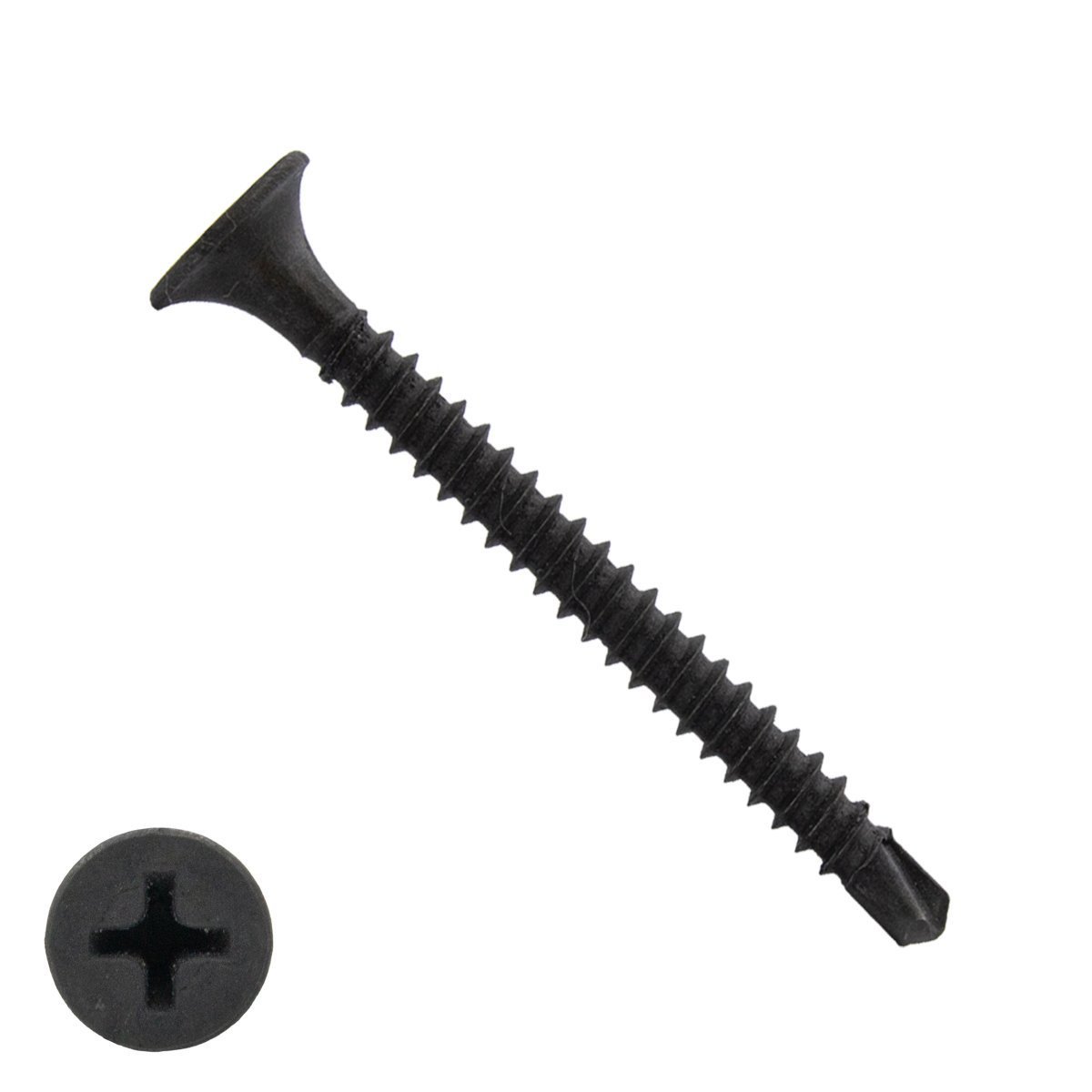 Gipsplaatschroeven 3,5x55 mm gefosfateerd met boorpunt phillips 1000 stuks