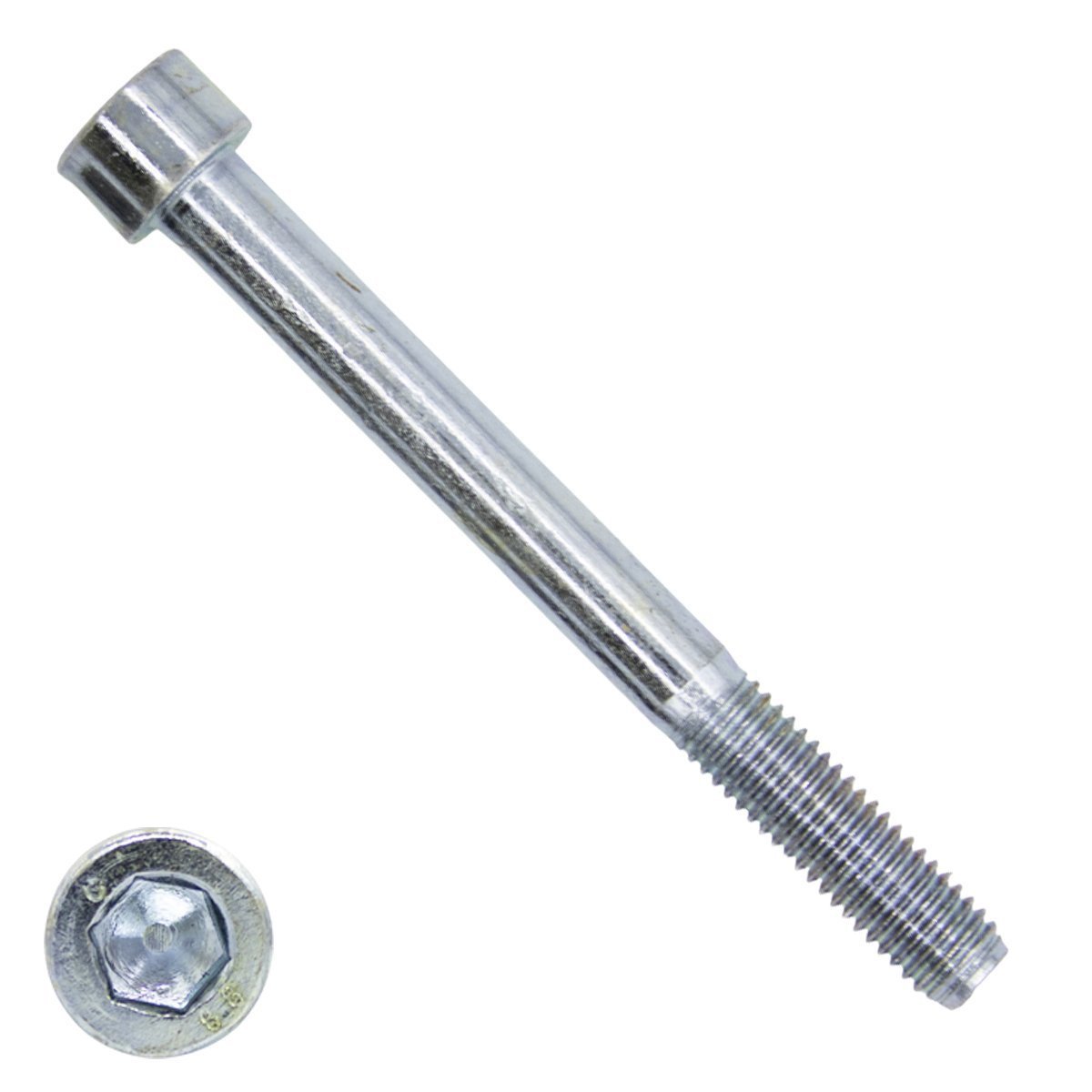 Inbusbouten cilinderkop M10 x 110mm verzinkt DIN912 25 stuks