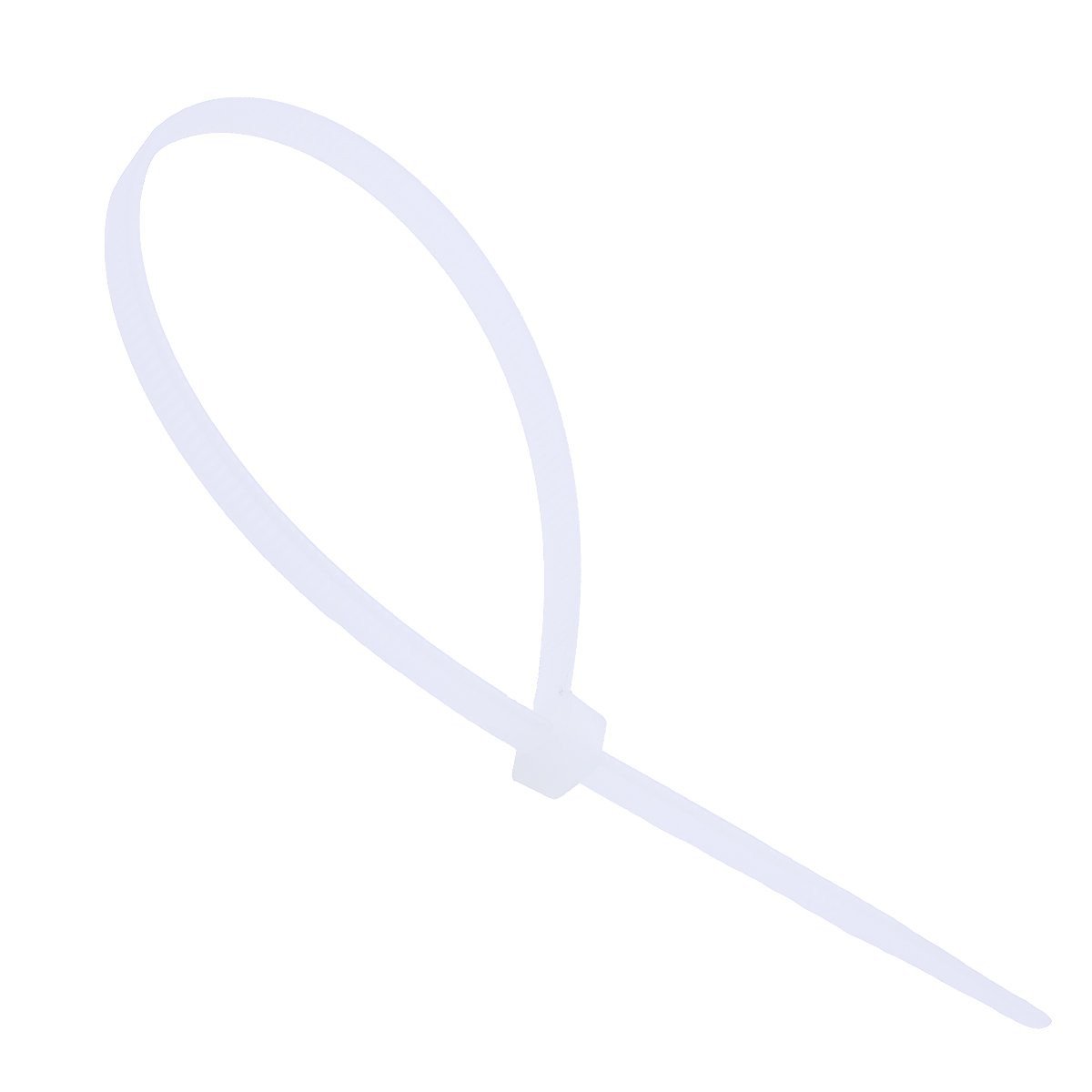 Tyraps 4,8x250mm nylon wit 100 stuks